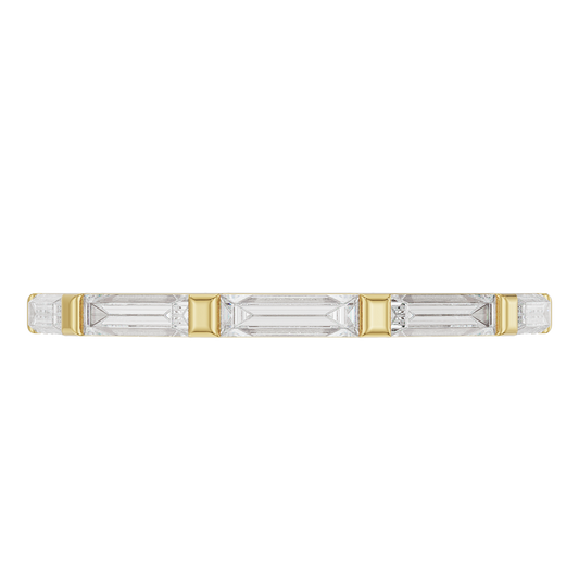 1.5mm Elongated Baguette Band