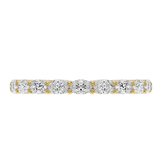 2mm Sideways Oval Band
