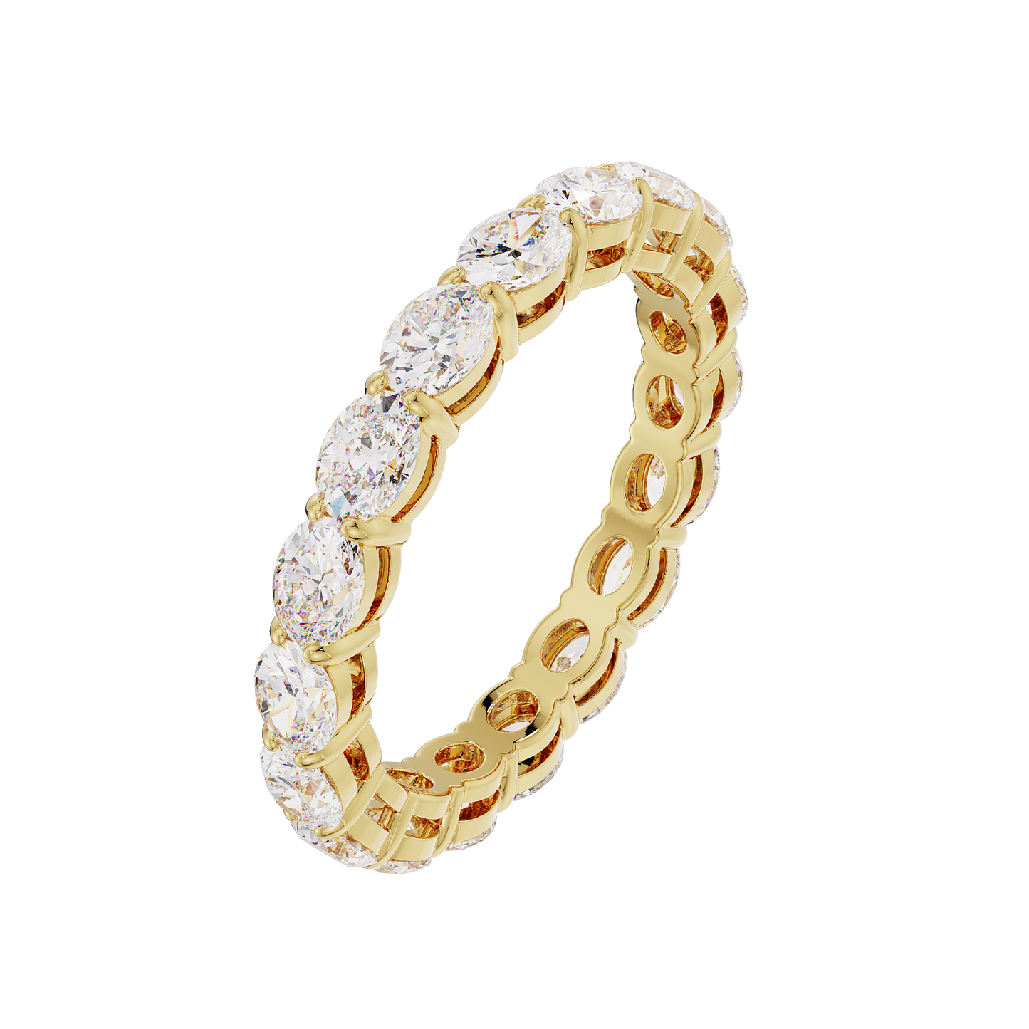 2.5mm Sideways Oval Band