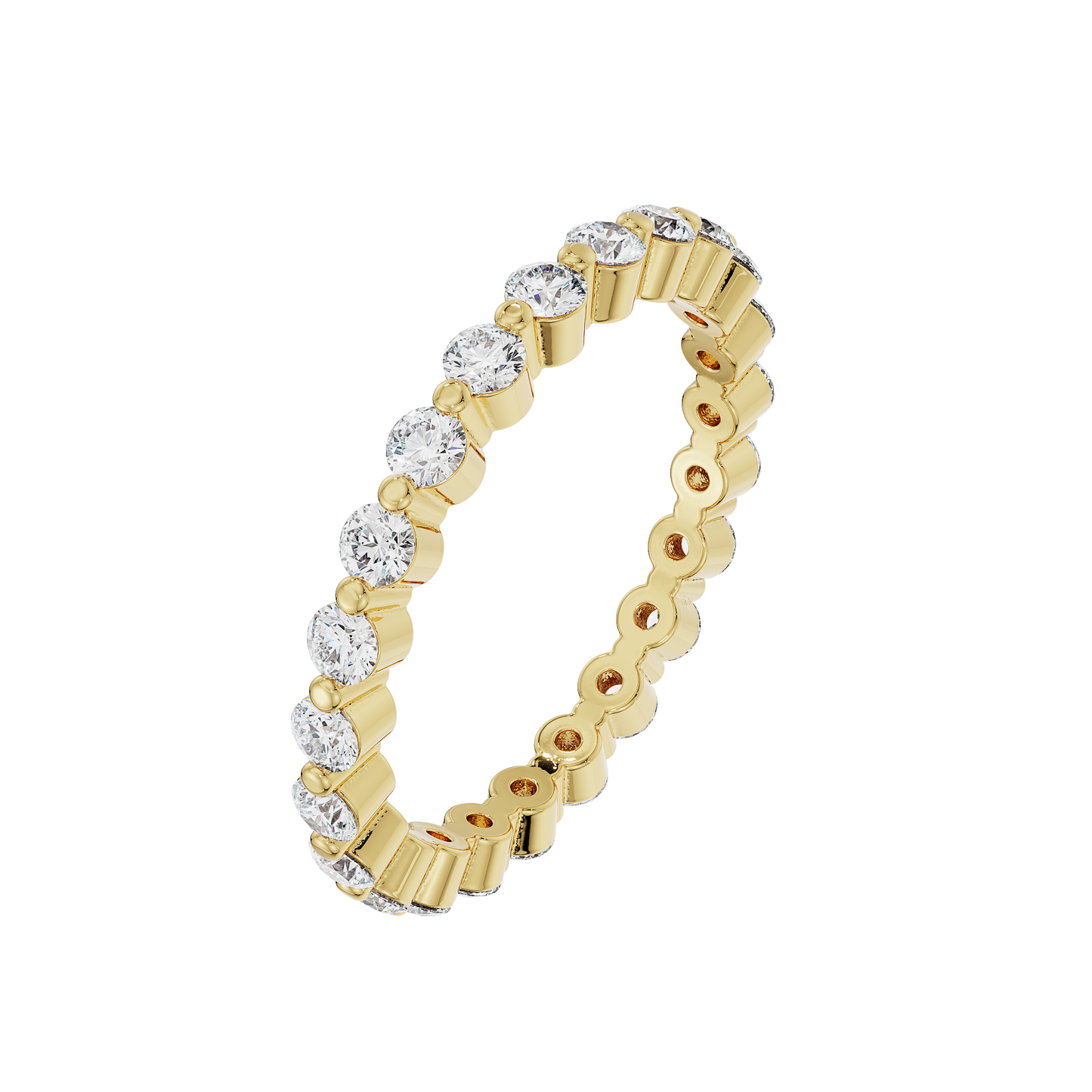 2mm Single Prong Round Band