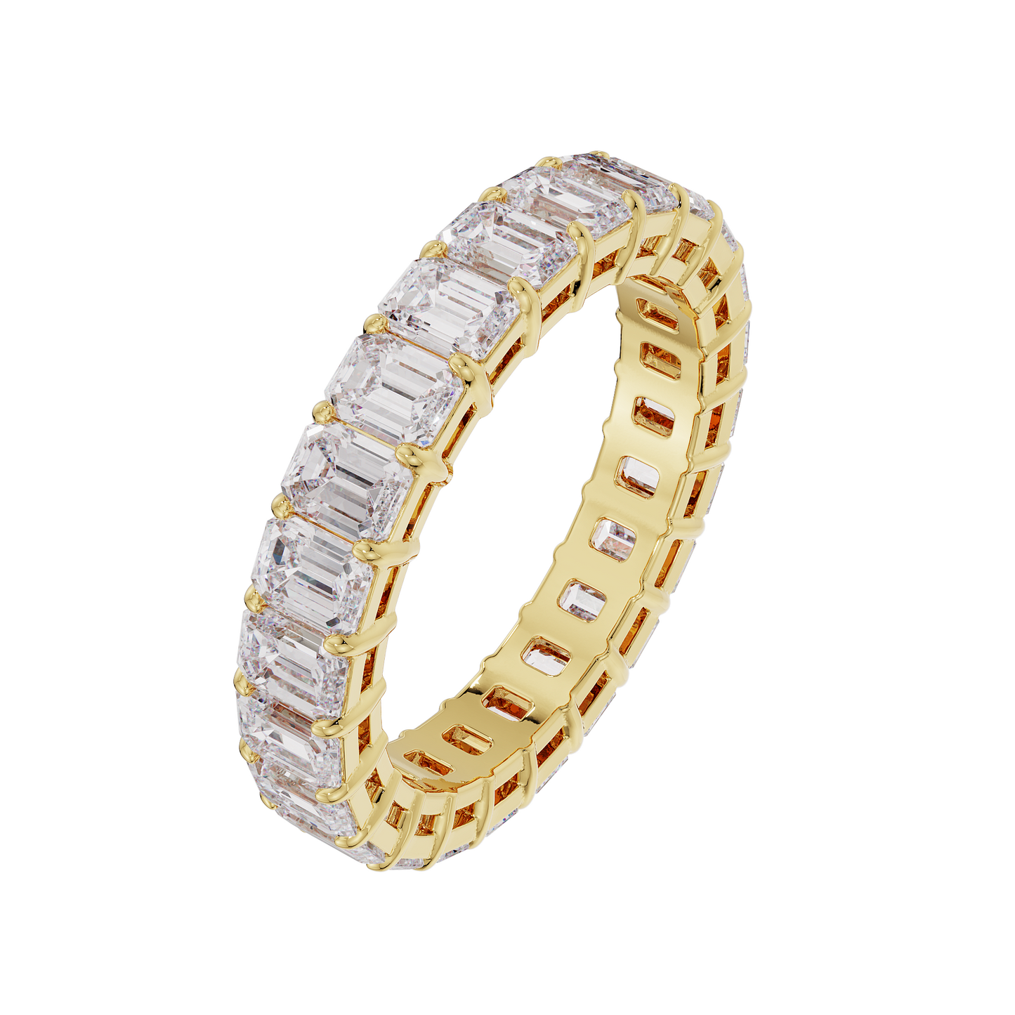 3.5mm Classic Emerald Cut Band
