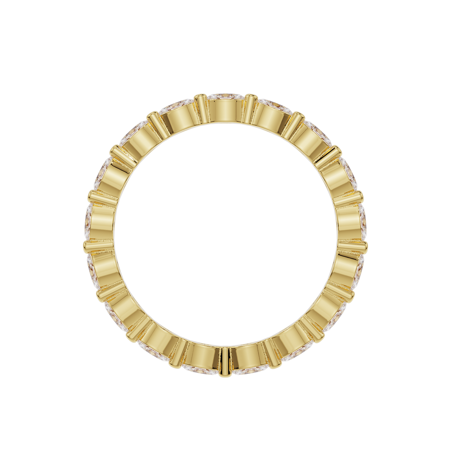 1.5mm Single Prong Marquise Band
