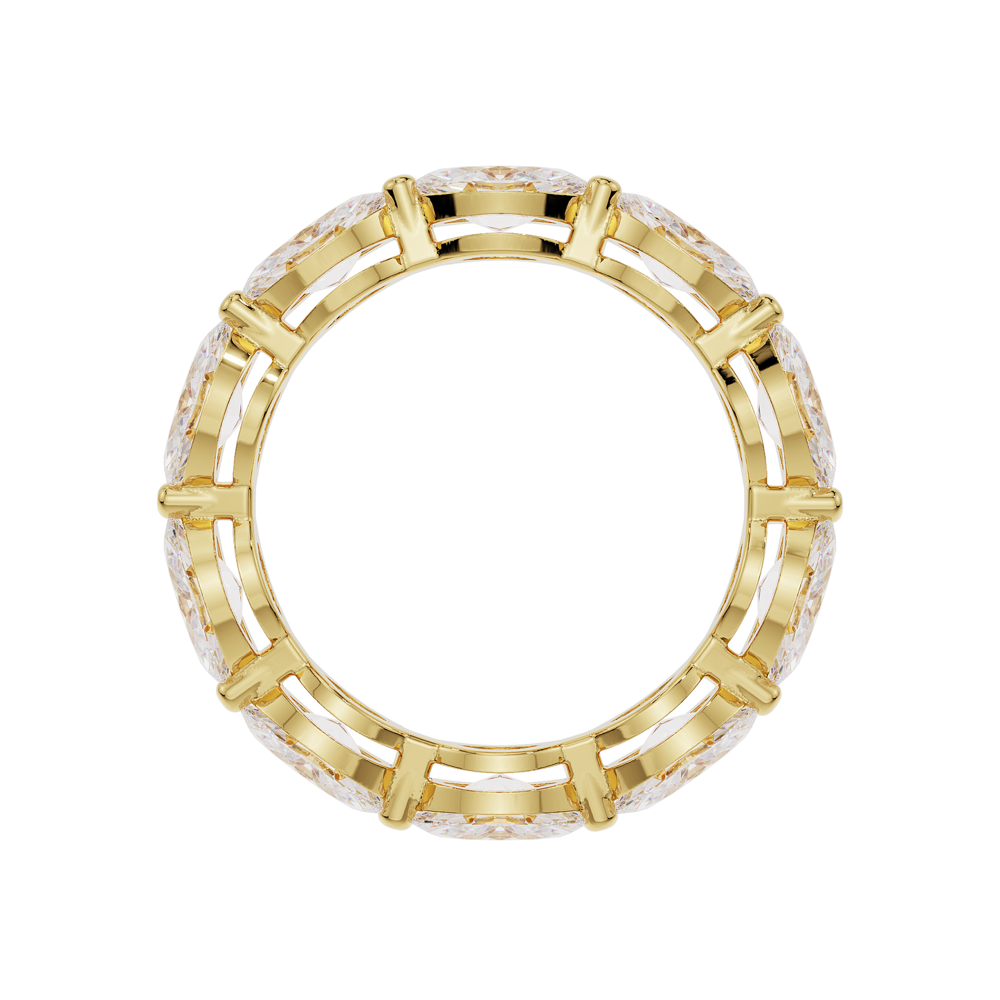 3.5mm Single Prong Marquise Band