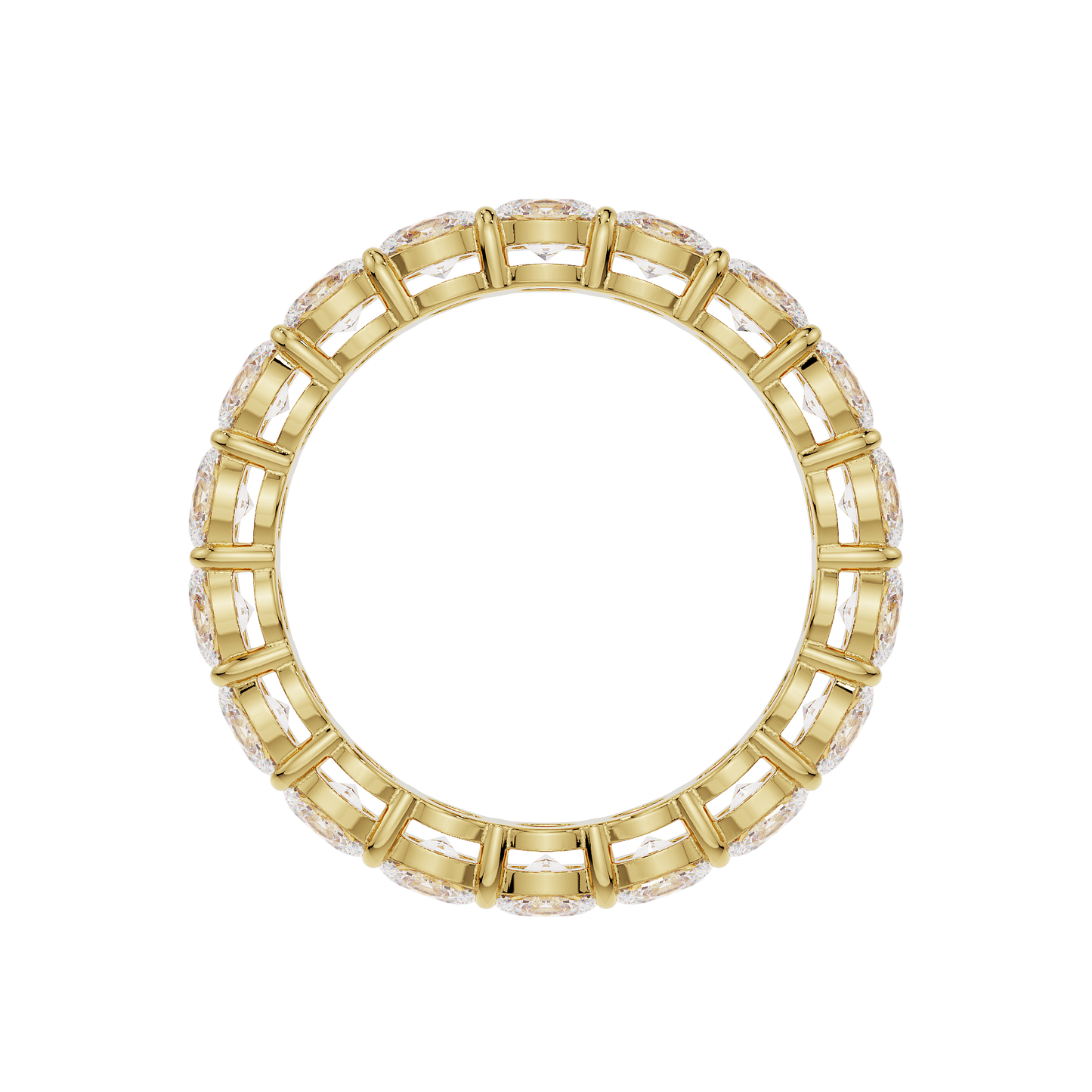 2.5mm Sideways Oval Band