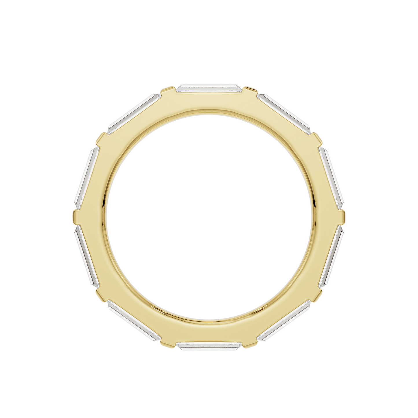 1.5mm Elongated Baguette Band