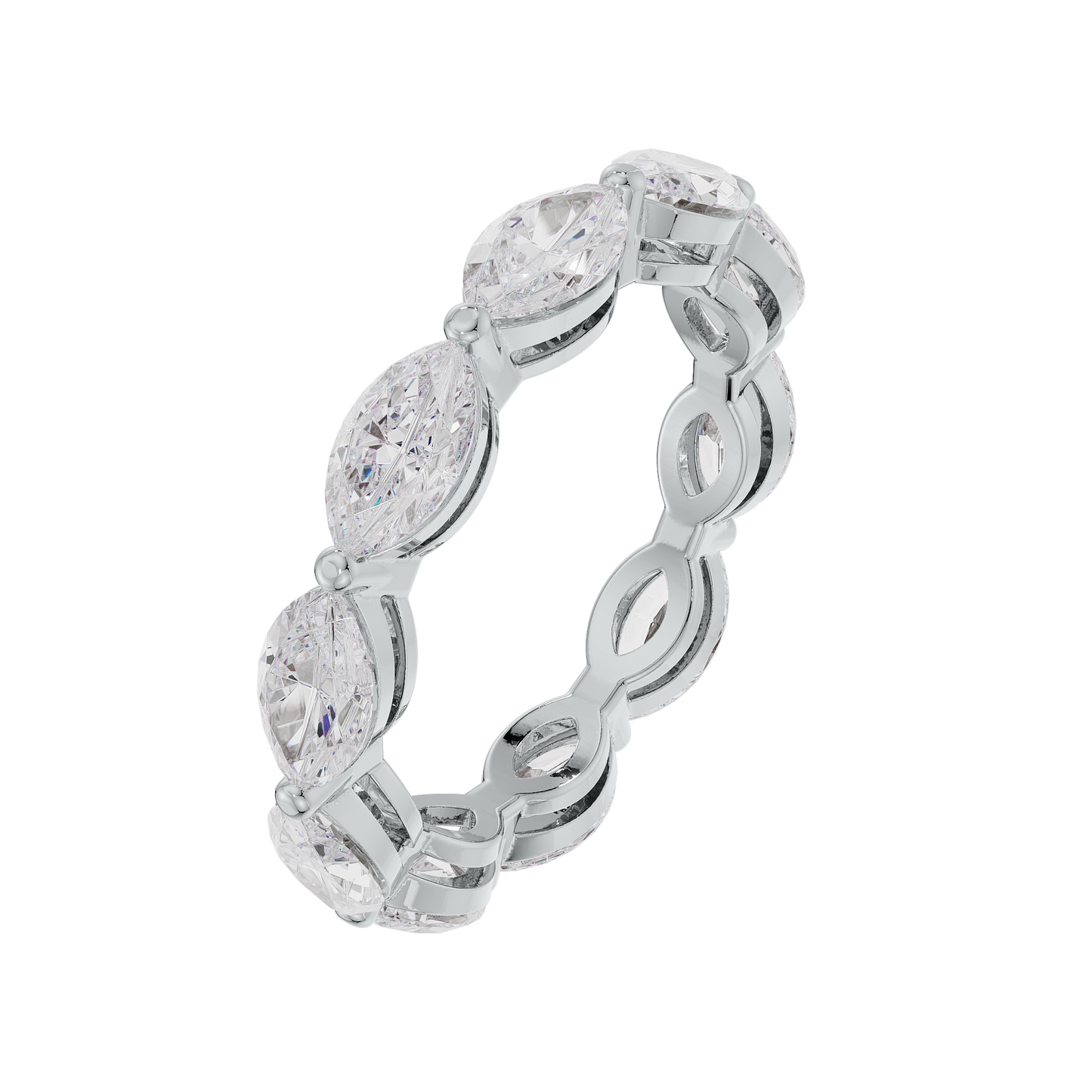 3.5mm Single Prong Marquise Band