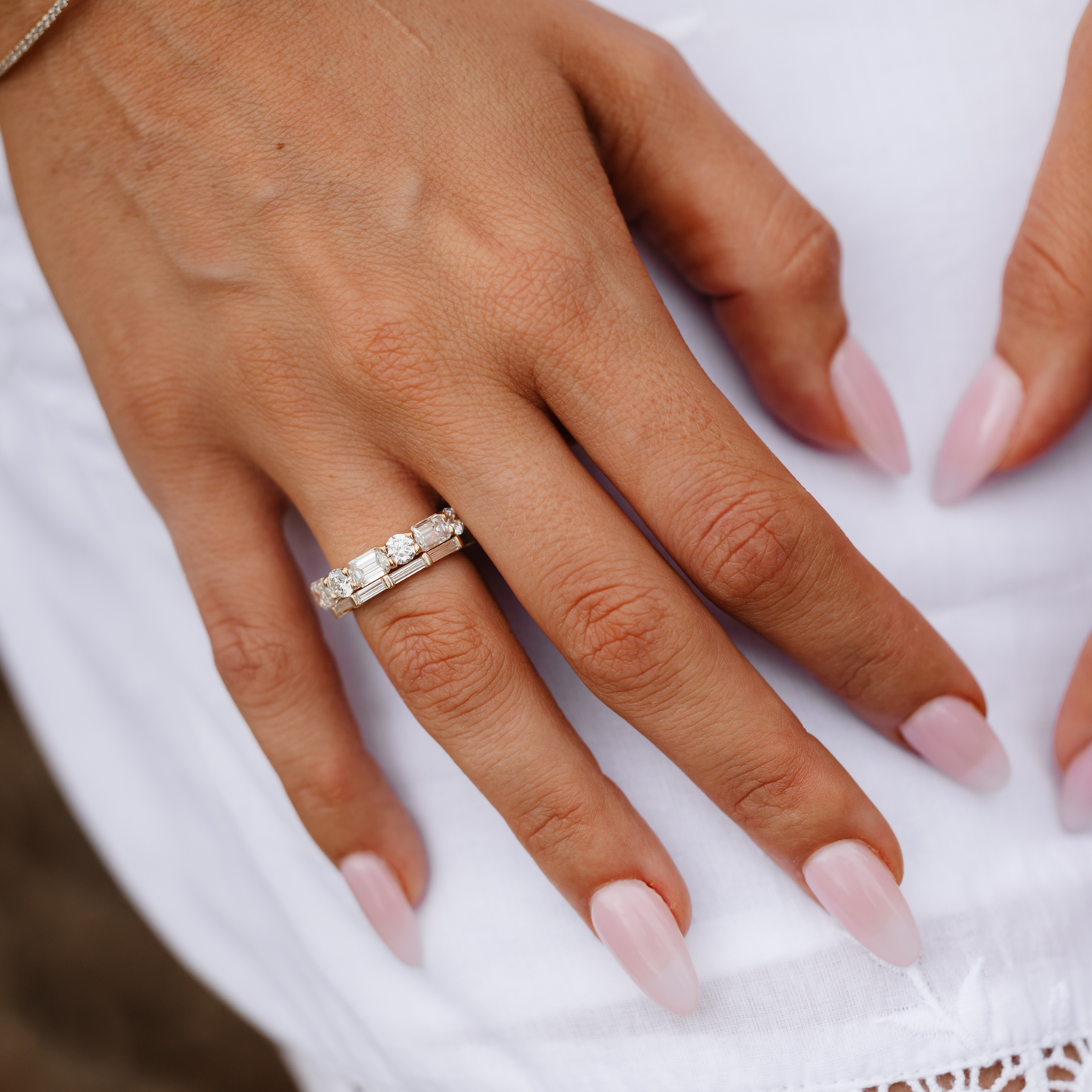 1.5mm Elongated Baguette Band