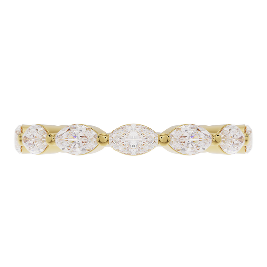 2.5mm Single Prong Marquise Band