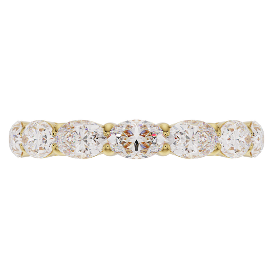 3mm Sideways Oval Band