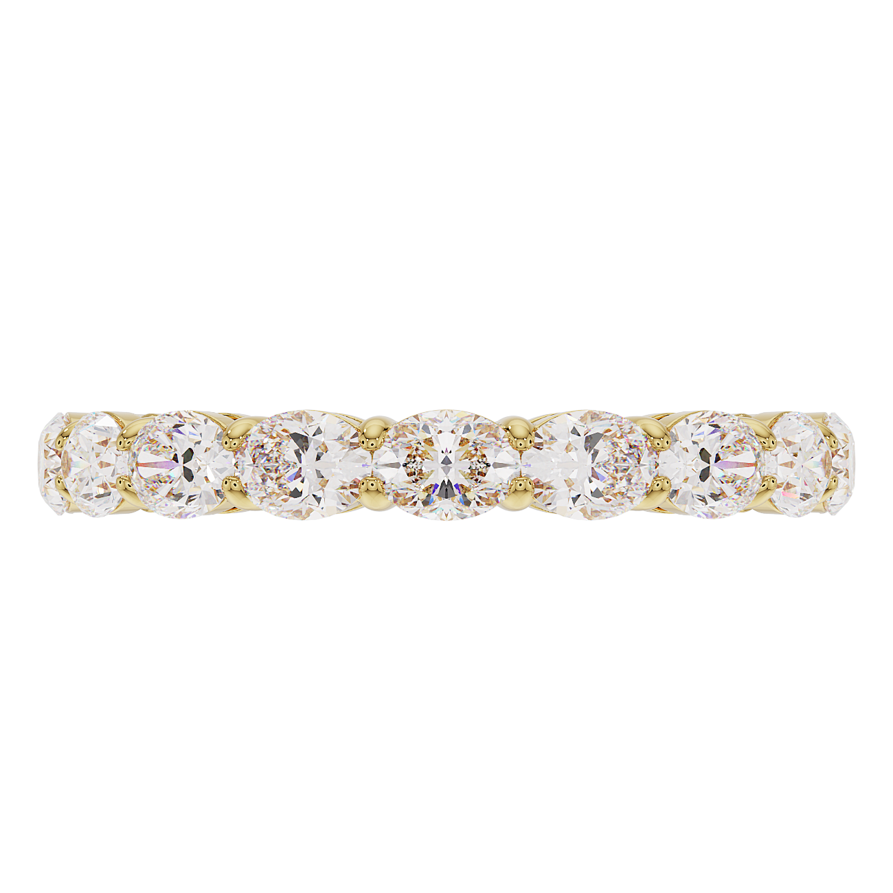 2.5mm Sideways Oval Band