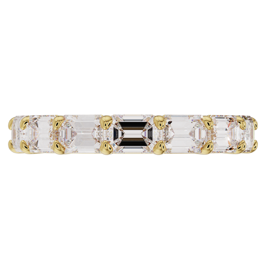 3mm Sideways Emerald Cut Band