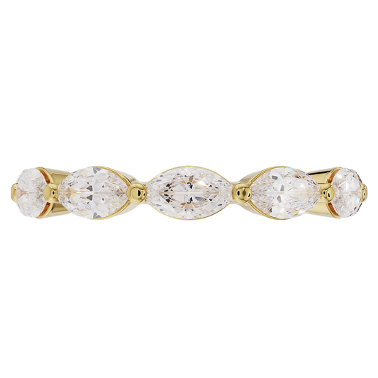 3mm Single Prong Marquise Band
