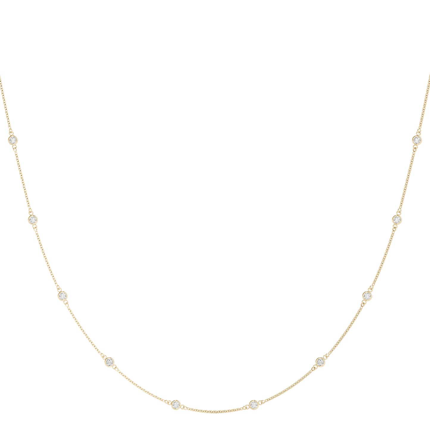 Diamonds on the Chain Necklaces