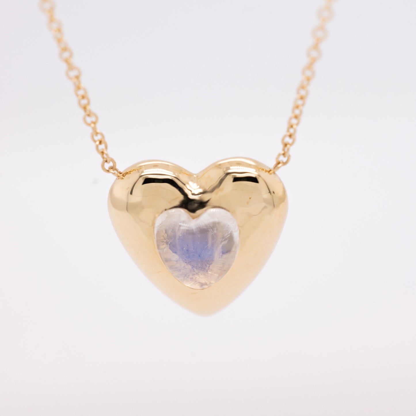 Ruby Bond Heart Necklace