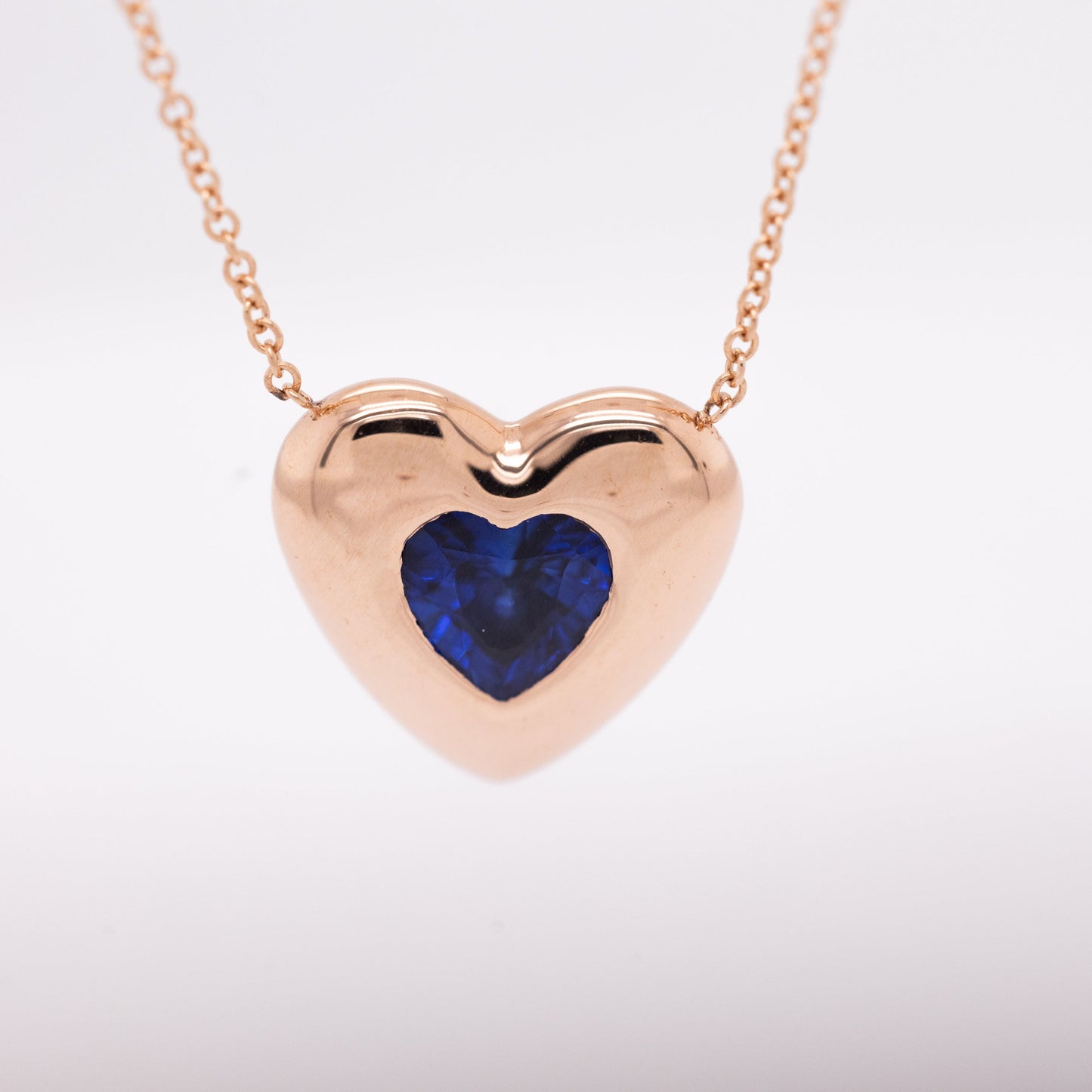 Ruby Bond Heart Necklace