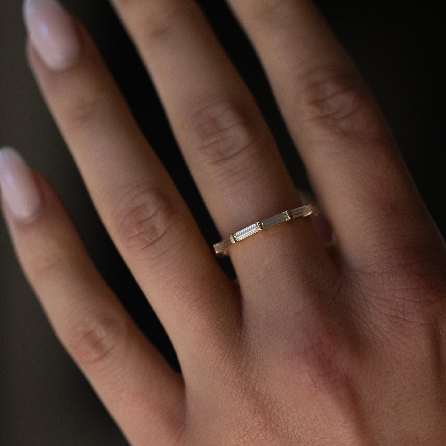 1.5mm Elongated Baguette Band