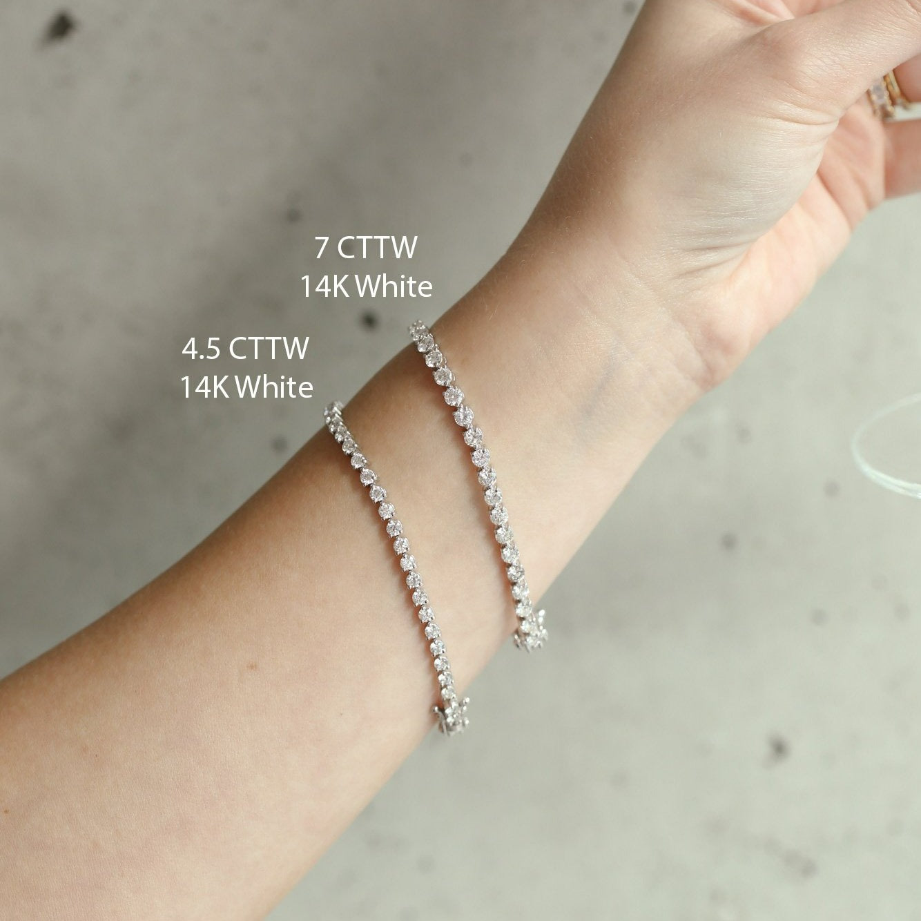 Martini Diamond Tennis Bracelets