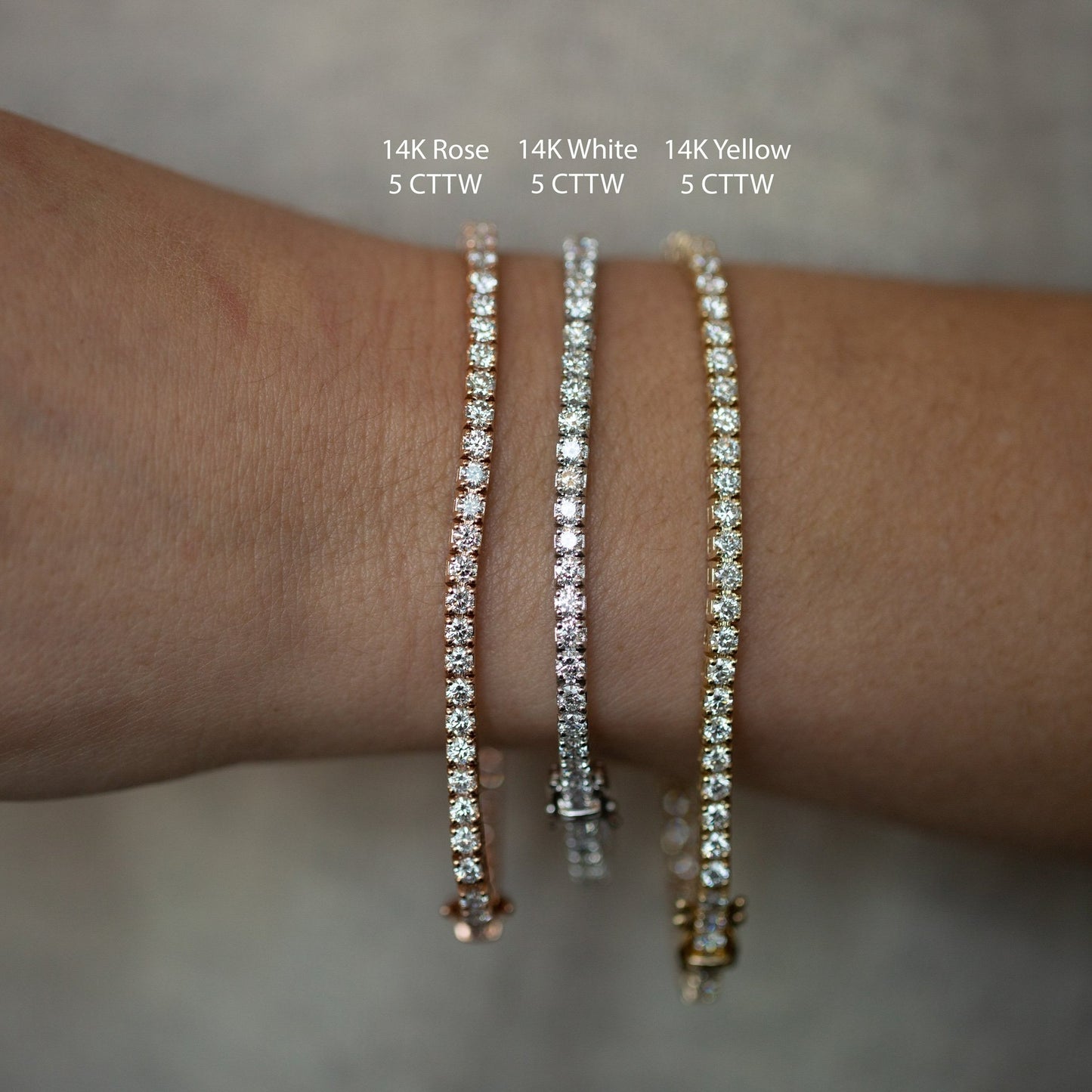 Classic Diamond Tennis Bracelets