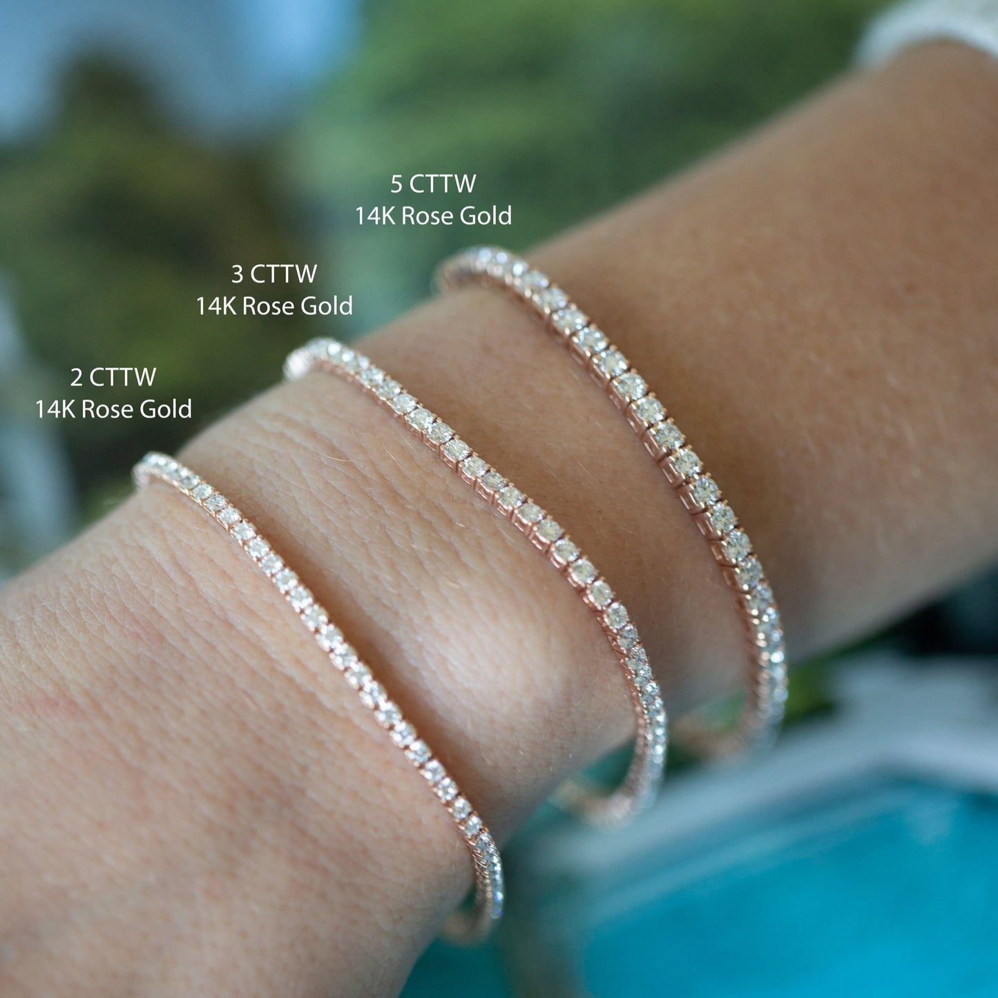 Classic Diamond Tennis Bracelets