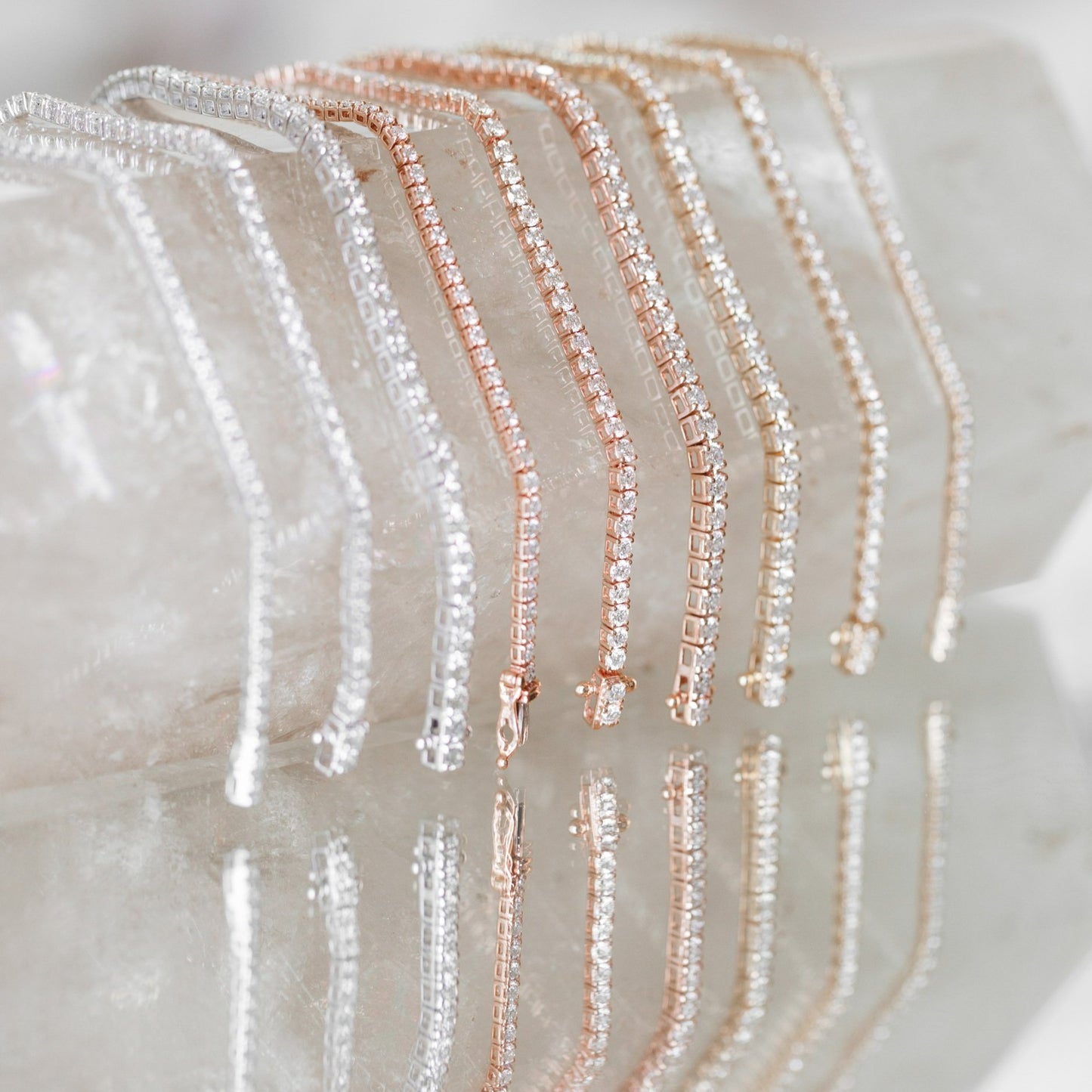 Classic Diamond Tennis Bracelets