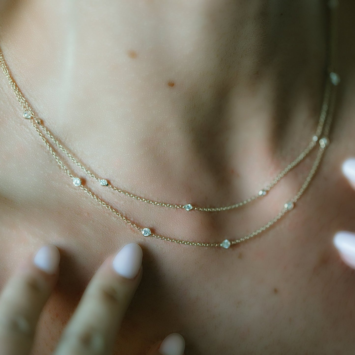 Diamonds on the Chain Necklaces