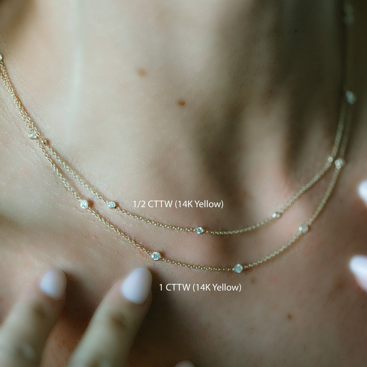 Diamonds on the Chain Necklaces
