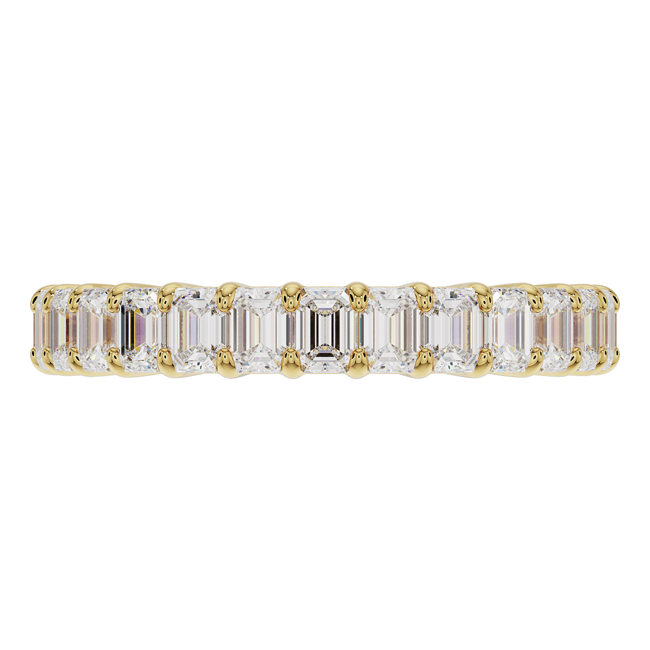 3mm Classic Emerald Cut Band