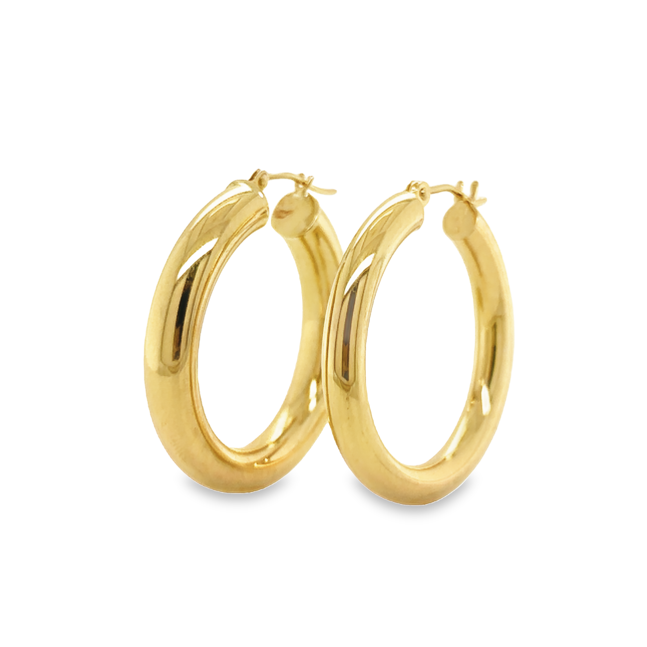 Chunky Gold Hoops (2 Sizes)