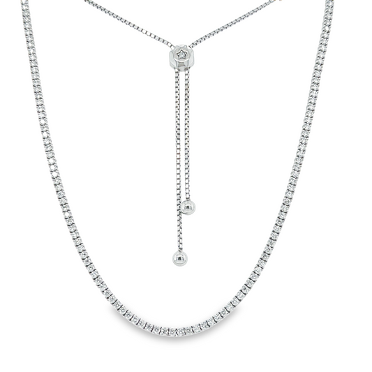 Adjustable Diamond Necklace